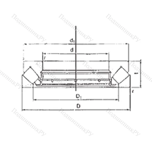 Подшипник роликовый упорно-радиальный 29430M от производителя  FBJ