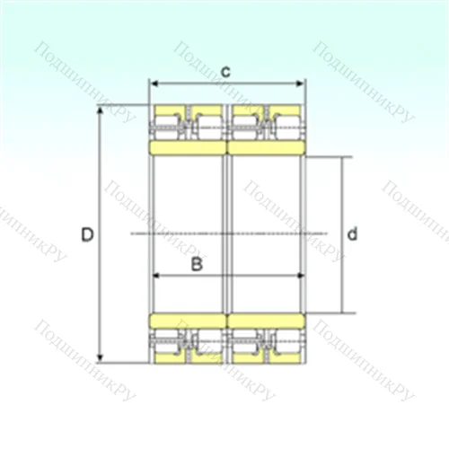 Подшипник роликовый радиальный FCDP 180256930 от производителя  ISB