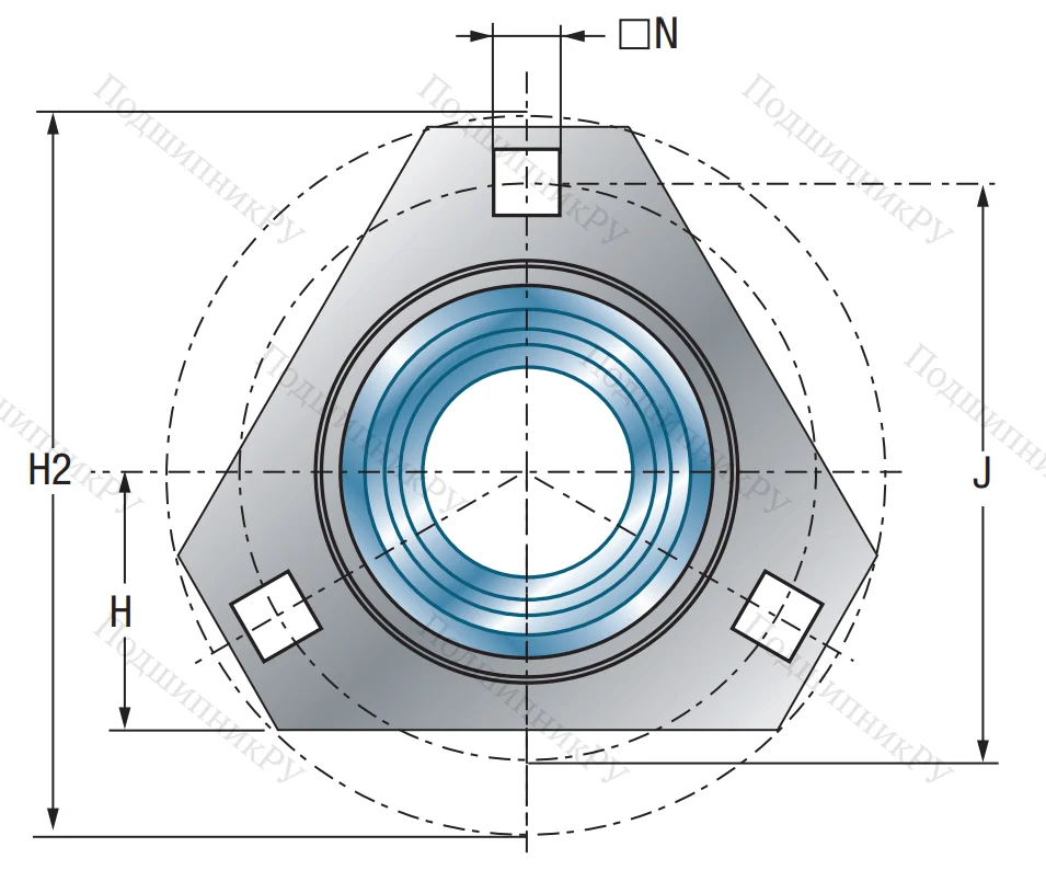 Подшипниковый корпус PFT 204 в Твери