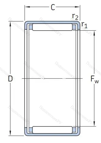 Подшипник 942/30 (HK 303824) в Твери Подшипник 942/30 (HK 303824) в Твери