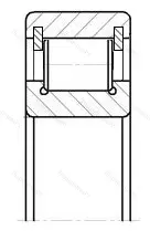 Подшипник  NCL 412 (102412) размер 60x150x35 от производителя  SKF