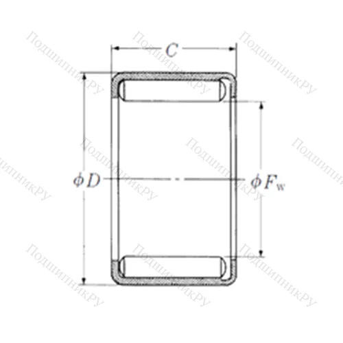 Подшипник игольчатый радиальный Y-2 1/2 2 1/2 от производителя  NSK