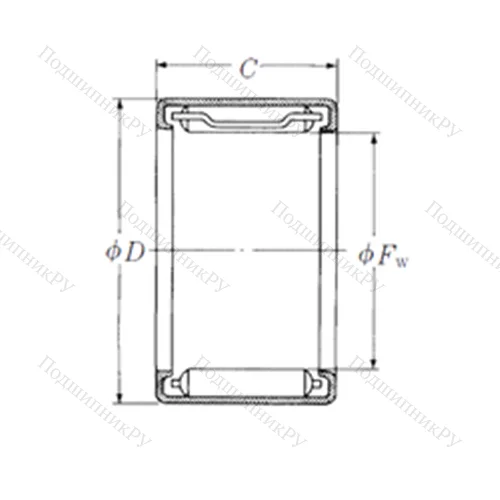 Подшипник игольчатый радиальный