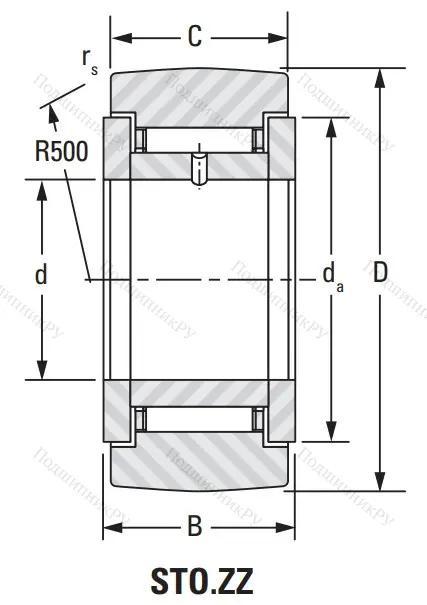 Подшипник STO 6 ZZ
