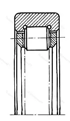 Подшипник  RNU 202 (292202) размер 20x35x11 от производителя  SKF Подшипник  RNU 202 (292202) размер 20x35x11 от производителя  SKF