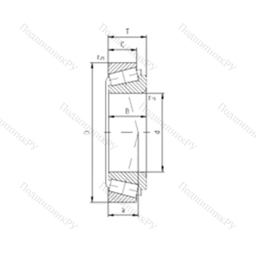 Подшипник роликовый радиально-упорный PLC 68-203