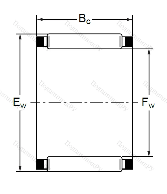 Подшипник K 30x35x30 (KT) в Твери