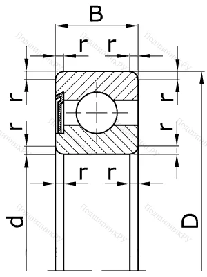 Шариковый однорядный подшипник 60120 (6020 Z) в Твери