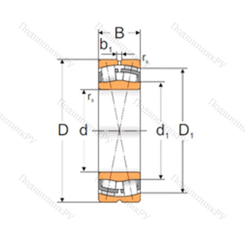 Подшипник роликовый радиальный самоцентрирующийся 22220 W 33