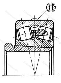 Модификация подшипника 40-73611К размер 55x130x46/59,2