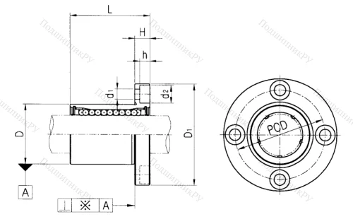 Подшипник LMF 35 UU в Твери