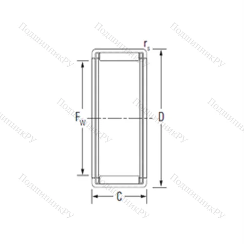 Подшипник игольчатый радиальный F-92255