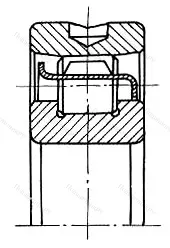 Модификация подшипника 402311К1М размер 55x120x29