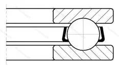 Подшипник 51214/P 5 размер 70x105x27 от производителя  SKF