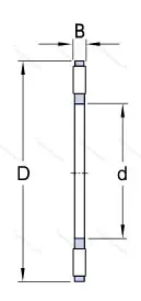 Подшипник  999284 (K 81284M) размер 420x580x52