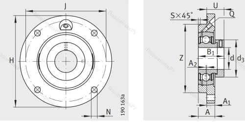 Подшипниковый корпус  GG.ME 12-N в Твери