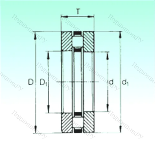 Подшипник роликовый упорный 81260-M от производителя  NBS