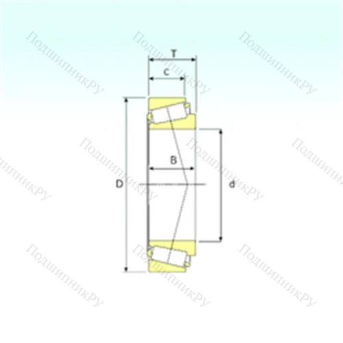 Подшипник роликовый радиально-упорный LM 501349/310 от производителя  ISB Подшипник роликовый радиально-упорный LM 501349/310 от производителя  ISB
