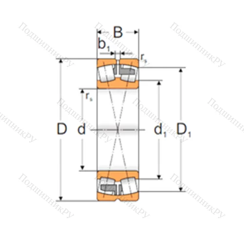 Подшипник роликовый радиальный самоцентрирующийся 22336 ACMAW 33