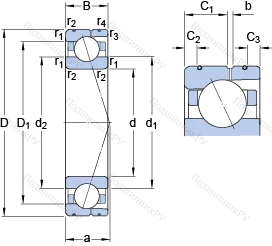 Подшипник 7032 ACD/HCP 4AL в Твери