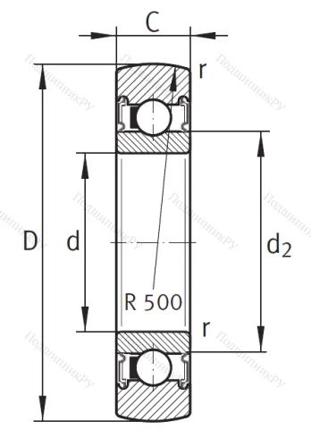 Подшипник LR 202 2RSR