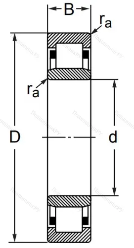 Цилиндрический роликовый подшипник 32124 Л (NU 1024 M) в Твери Цилиндрический роликовый подшипник 32124 Л (NU 1024 M) в Твери