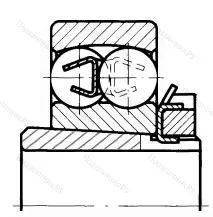 Подшипник  1317K+H 317 (11315) 
