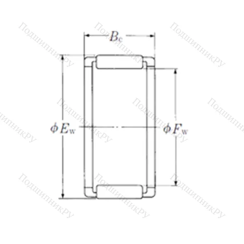 Подшипник игольчатый радиальный FWF-162111-E