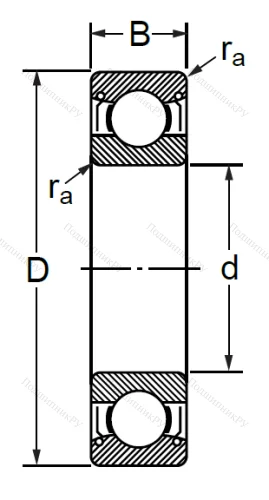 Шариковый однорядный подшипник 76-80302 (6302 ZZC 3) в Твери