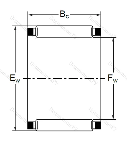 Подшипник K 43x48x32.8 в Твери