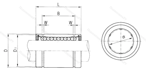 Подшипник LM 6 UU в Твери