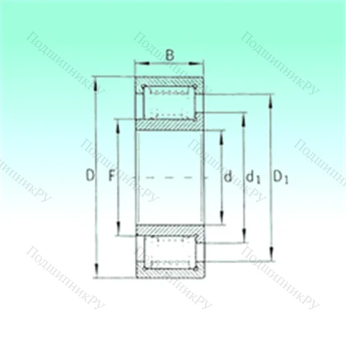 Подшипник роликовый радиальный ZSL 192317