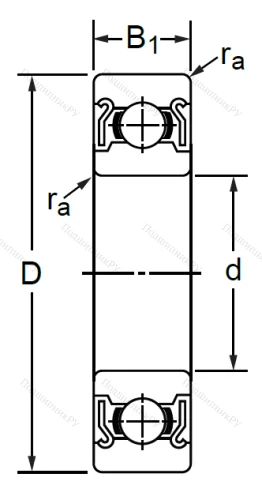 Дюймовый шариковый подшипник RLS 14 (LJ 1-3/4) в Твери