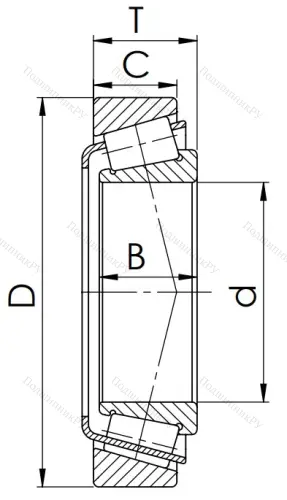 Конический роликовый подшипник 6-27606-6 АШ в Твери