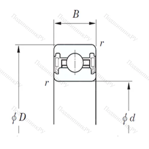Подшипник шариковый радиальный KUC 090 2RD от производителя  KOYO