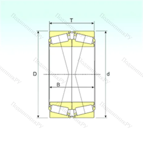 Подшипник роликовый радиально-упорный 32926/DF от производителя  ISB Подшипник роликовый радиально-упорный 32926/DF от производителя  ISB