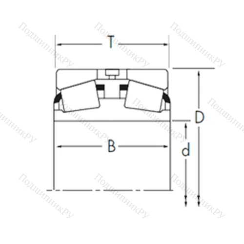 Подшипник роликовый радиально-упорный 376DE/372A от производителя  TIMKEN