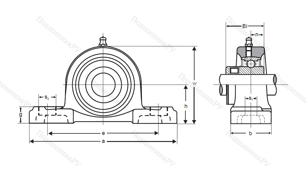 Подшипниковый узел UCP 305 (ASAHI) в Твери