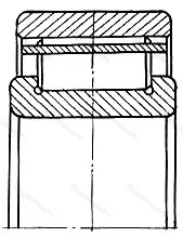 Модификация подшипника 954912К1 размер 60,25x120x58/60 от производителя  ГПЗ-10 Модификация подшипника 954912К1 размер 60,25x120x58/60 от производителя  ГПЗ-10