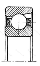 Подшипник  7950908 размер 40x62x8 от производителя  ГПЗ-4 Подшипник  7950908 размер 40x62x8 от производителя  ГПЗ-4