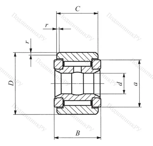 Подшипник CRY 22 VUU IKO от производителя  IKO