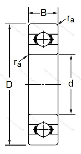 Дюймовый шариковый подшипник RLS 18 (LJ 2.1/2) в Твери