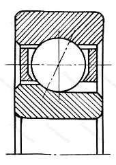 Подшипник  7076807 размер 35x47x4 от производителя  ГПЗ-4 Подшипник  7076807 размер 35x47x4 от производителя  ГПЗ-4