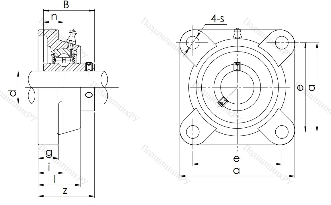 Подшипниковый корпус  F 208 в Твери