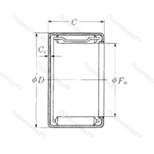 Подшипник игольчатый радиальный MFJ-810