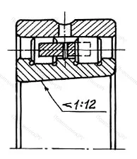 Модификация подшипника 31821/500 размер 500x720x167