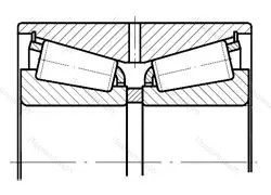 Подшипник  597126 размер 129,96x250x160