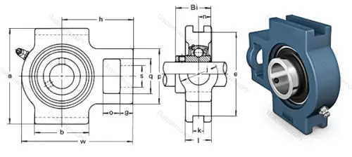 Подшипниковый узел UCT 217 в Твери