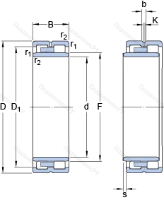 Подшипник NNU 4984 B/SPW 33