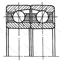 Модификация подшипника 5-366322ЕШ3 размер 110x240x100